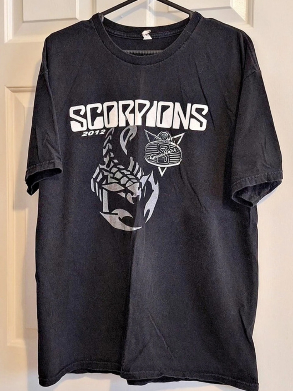 Scorpions 2012 Comeblack Tour The Final Sting with Tesla T-Shirt